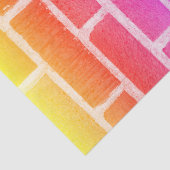 Farbenfrohe Ziegelwand realistische Texturfotograf Seidenpapier (Ausschnitt)