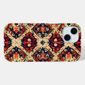 Farbenfrohe Ziermuster Case-Mate iPhone Hülle (Rückseite (Horizontal))