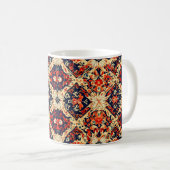 Farbenfrohe Ziermuster Kaffeetasse (VorderseiteRechts)