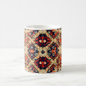 Farbenfrohe Ziermuster Kaffeetasse (Mittel)