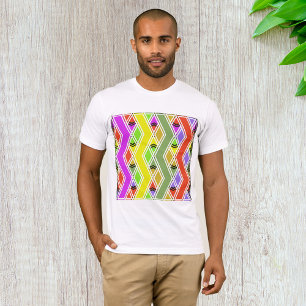 Farbenfrohe Zigzag Lines Mens T - Shirt