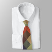 Farbenfrohe Zigzag Nahtloses Muster 2 Krawatte (Gebunden)