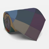 Farbenfrohe Zigzag Nahtloses Muster 2 Krawatte (Gerollt)