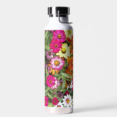 Farbenfrohe Zinnia Garden Trinkflasche (Links)
