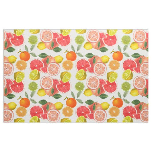 Farbenfrohe Zitrusfrüchte Stoff (Fat Quarter (45,7 x 55,9 cm))