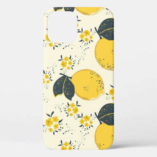Farbenfrohe Zitrusfrüchte, Zitrone Blume. Case-Mate iPhone Hülle (Rückseite)