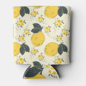 Farbenfrohe Zitrusfrüchte, Zitrone Blume. Dosenkühler (Vorderseite)