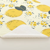 Farbenfrohe Zitrusfrüchte, Zitrone Blume. Sherpadecke (3/4)