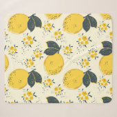 Farbenfrohe Zitrusfrüchte, Zitrone Blume. Sherpadecke (Vorderseite (Horizontal))