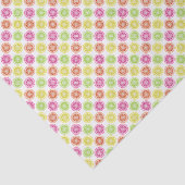 Farbenfrohe Zitrusscheiben Seidenpapier (Ausschnitt)