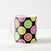 Farbenfrohe Zitrusscheiben Tasse (Vorderseite Links)
