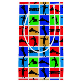 Farbenfrohe Zombies Muster Kleine Geschenktüte