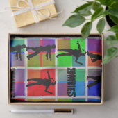 Farbenfrohe Zombies Muster Seidenpapier (Geschenk)