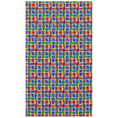 Farbenfrohe Zombies Muster Tischdecke (Vorderseite)