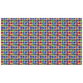 Farbenfrohe Zombies Muster Tischdecke (Vorderseite (Horizontal))