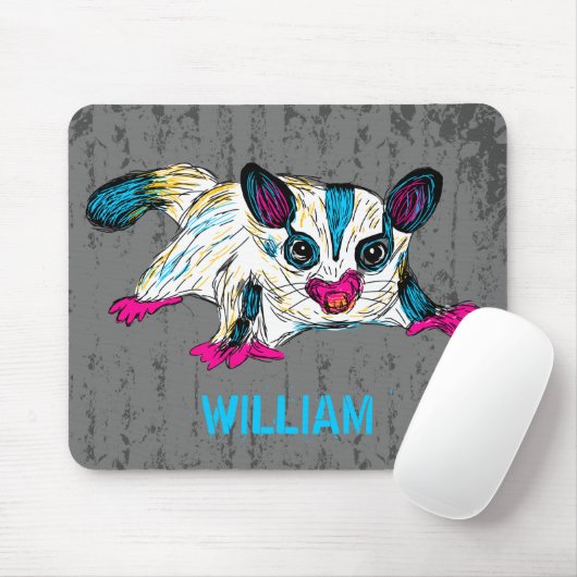 Farbenfrohe Zuckergrüse Moderne Kunst Personalisie Mousepad (Mit Mouse)
