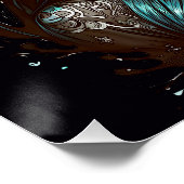 Farbenfrohe Zuckerhut Nr. 2 Glossy Poster (Ecke)