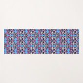 Farbenfrohe Zuckerkatze Muster Yogamatte (Vorderseite (Horizontal))
