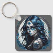 Farbenfrohe Zuckerkleidung Nr. 9 Glossy Poster Schlüsselanhänger (Vorderseite)