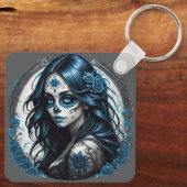 Farbenfrohe Zuckerkleidung Nr. 9 Glossy Poster Schlüsselanhänger (Rückseite)