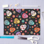 Farbenfrohe Zuckerkulpturen Halloween-Party Gesche Seidenpapier (Handwerk)