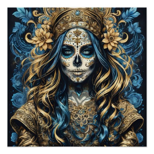 Farbenfrohe Zuckerkultur no 1D Glossy Poster (Vorderseite)