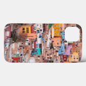 Farbenfrohe Zuhause auf dem Hügel Case-Mate iPhone Hülle (Rückseite (Horizontal))