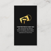 Farbenfrohe Zuhause Painter-Signatur Visitenkarte (Rückseite)