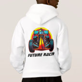 Farbenfrohe Zukunft Hoodie (Rückseite)