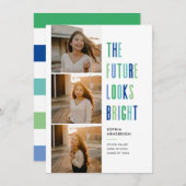 Farbenfrohe Zukunft sieht gut aus Einladung (Vorne/Hinten)