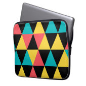 Farbenfrohe, zurückhaltende, fröhliche geometrisch laptopschutzhülle (Vorderseite Links)