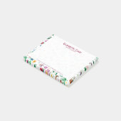 Farbenfrohe, zusammengesetzte Blume - kundenspezif Post-it Klebezettel (angewinkelt)