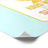 Farbenfroher 12 Pesukim Poster (Ecke)