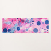 farbenfroher abstrakter Acrylmalstil mit Namen Yogamatte (Rückseite (Horizontal))