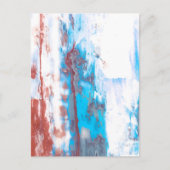 Farbenfroher abstrakter Pinselstrich-Hintergrund Postkarte (Vorderseite)