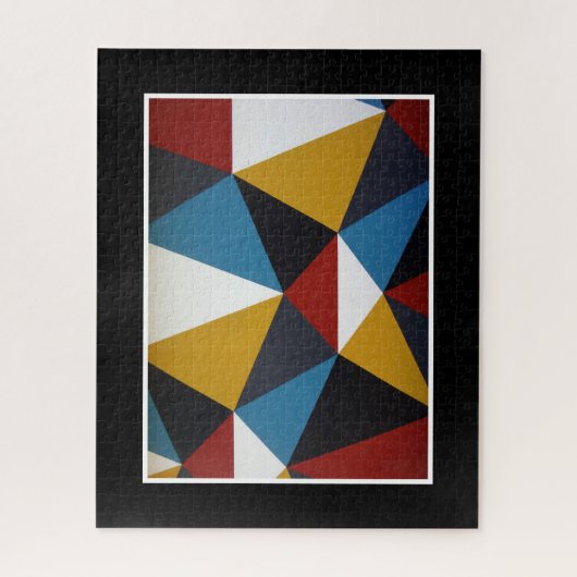 Farbenfroher Abstrakter Spaß schwer bunt Puzzle (Vertikal)