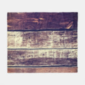 Farbenfroher alter Holzhintergrund - Vintag dunkel Fleecedecke (Vorderseite (Horizontal))