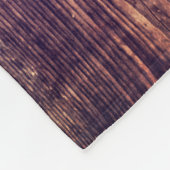 Farbenfroher alter Holzhintergrund - Vintag dunkel Fleecedecke (Ecke)
