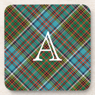 Farbenfroher Anderson Clan Kariert Monogram Unters Untersetzer