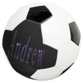 Farbenfroher Andreasname, Fußballball Fußball (Dreiviertel)