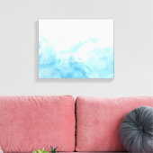 farbenfroher Aquarellhintergrund Leinwanddruck (Insitu (Wohnzimmer))