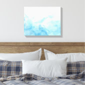 farbenfroher Aquarellhintergrund Leinwanddruck (Insitu (Schlafzimmer))