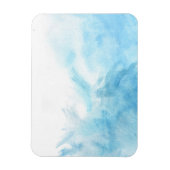 farbenfroher Aquarellhintergrund Magnet (Vertikal)