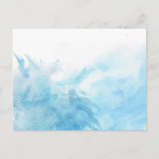 farbenfroher Aquarellhintergrund Postkarte (Vorderseite)