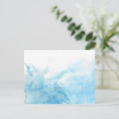 farbenfroher Aquarellhintergrund Postkarte (Stehend Vorderseite)