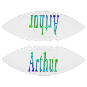 Farbenfroher Arthur Name, Fußball Football (Paneele)