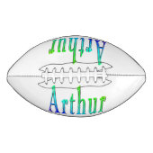 Farbenfroher Arthur Name, Fußball Football (Vorderseite)