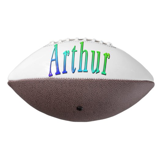 Farbenfroher Arthur Name, Fußball Football (Gedreht 270)