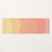 Farbenfroher Aufstieg & Rheinname Sonnenaufgang Ge Yogamatte (Vorderseite (Horizontal))