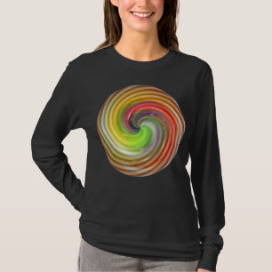 Farbenfroher Ball Swirl T-Shirt